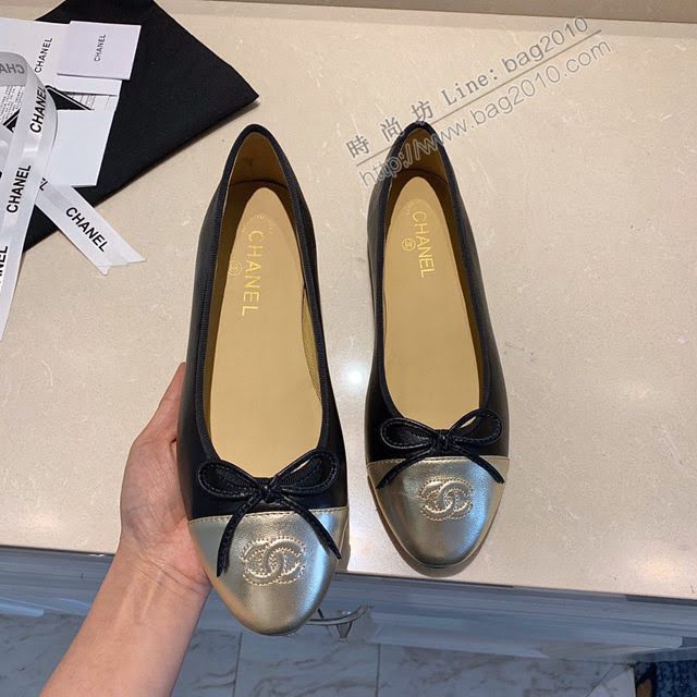 Chanel女鞋 香奈兒頂級芭蕾舞鞋 Chanel羊皮舒適平底鞋  naq1067